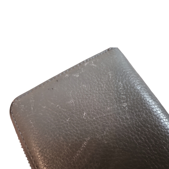 Kate Spade Accordion Style Long Leather Wallet, Vintage, Charcoal Grey - Picture 9 of 12